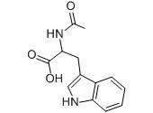 87-32-1，N-乙酰-DL-色氨酸试剂的分子结构