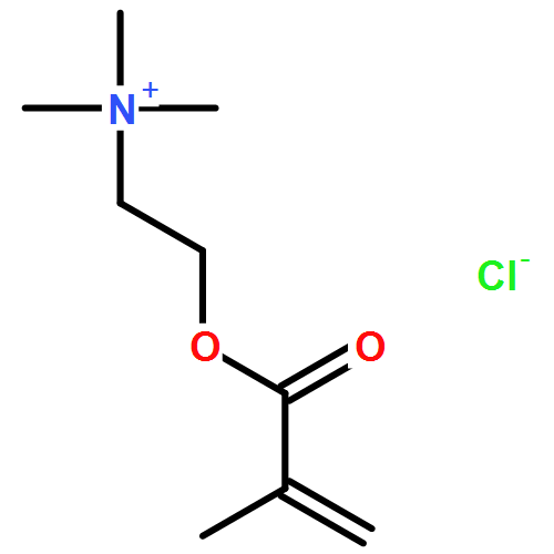 甲基丙烯酰氧乙基三甲基氯化铵CAS5039-78-1结构式