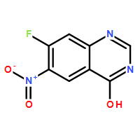 7-氟-6-硝基-4-羟基喹唑啉|162012-69-3结构式