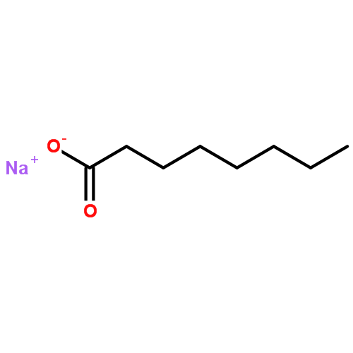 辛酸钠CAS1984-06-1结构式