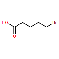 5-溴戊酸|2067-33-6结构式