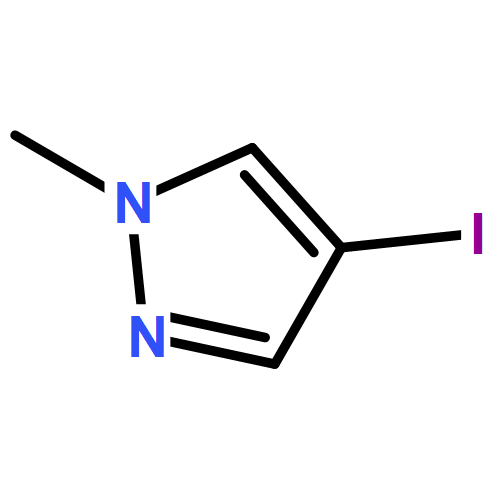 4-碘-1-甲基-1H-吡唑CAS39806-90-1结构式