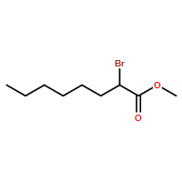 2-溴辛酸甲酯CAS5445-22-7结构式
