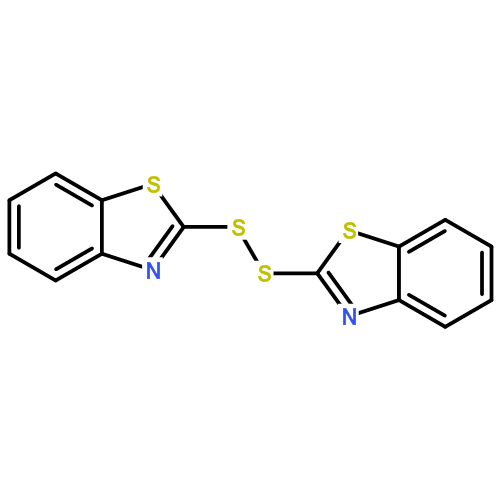 二硫化二苯并噻唑|120-78-5结构式