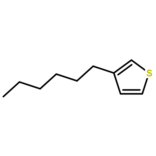 3-己基噻吩|1693-86-3结构式