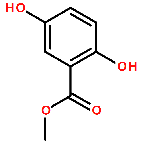 2,5-二羟基苯甲酸甲酯|2150-46-1结构式