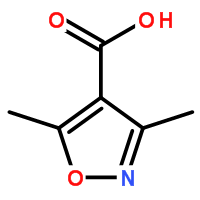 3,5-二甲基异噁唑-4-羧酸|2510-36-3结构式