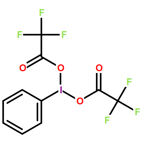 [双(三氟乙酰氧基)碘]苯|2712-78-9结构式