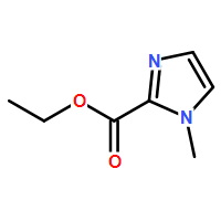 1-甲基-1H-咪唑-2-甲酸乙酯|30148-21-1结构式