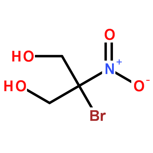 2-溴-2-硝基-1,3-丙醇|52-51-7结构式