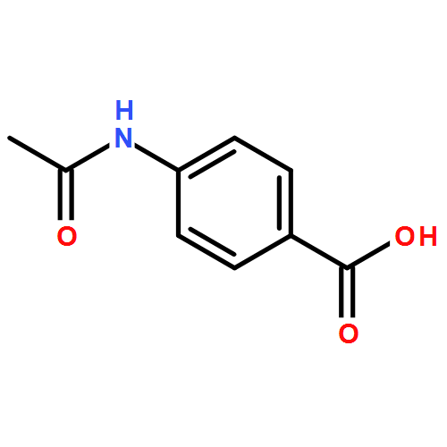 对乙酰氨基苯甲酸|556-08-1结构式