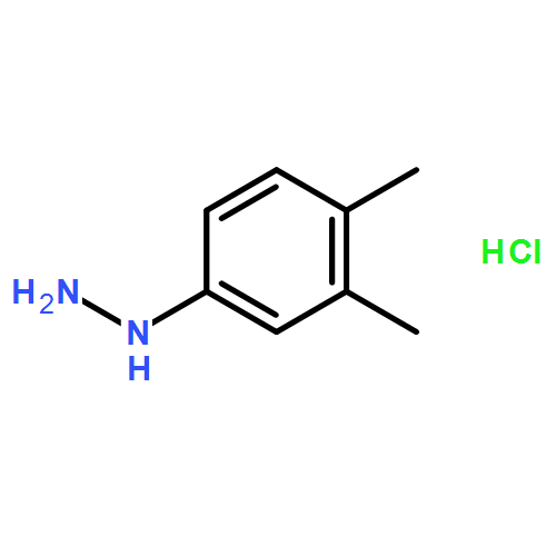 3,4-二甲基苯肼盐酸盐|60481-51-8结构式