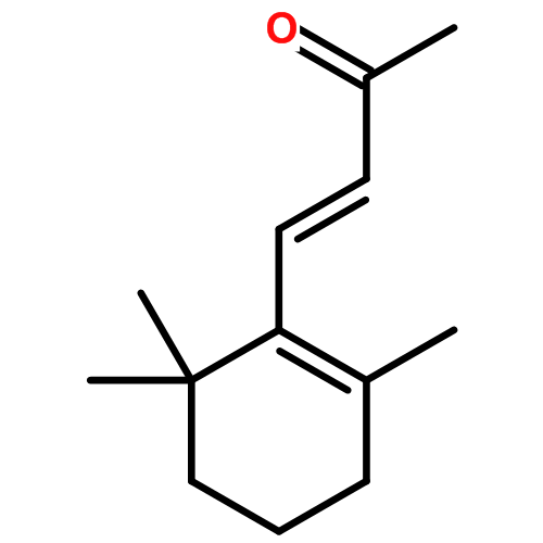 beta-紫罗酮|79-77-6结构式