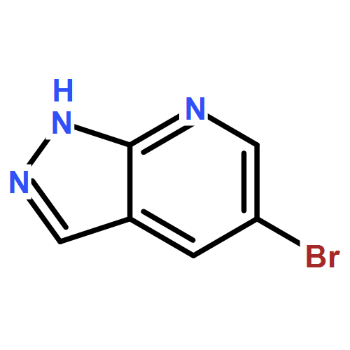 5-溴-1H-吡唑[3,4-B]吡啶|875781-17-2结构式