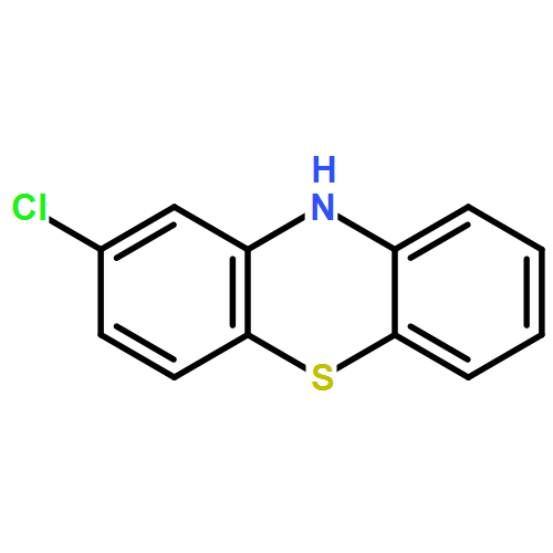 2-氯吩噻嗪|92-39-7结构式