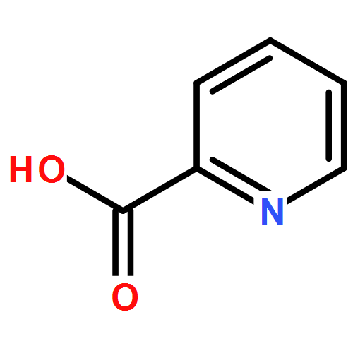 2-吡啶甲酸|98-98-6结构式