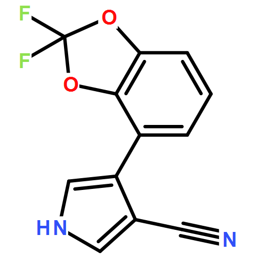 咯菌酯|131341-86-1结构式