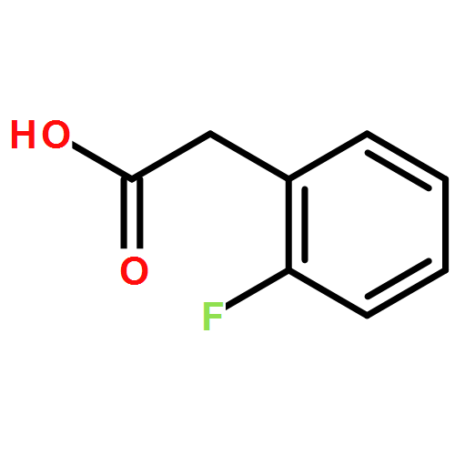 邻氟苯乙酸|451-82-1结构式