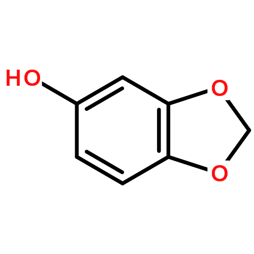 芝麻酚|533-31-3结构式