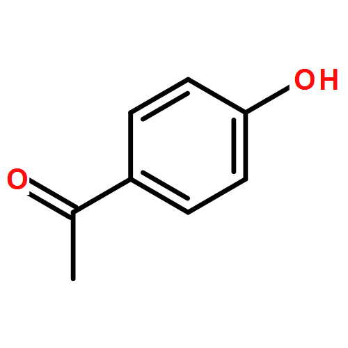 对羟基苯乙酮|99-93-4结构式