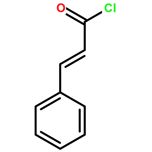 肉桂酰氯|102-92-1结构式