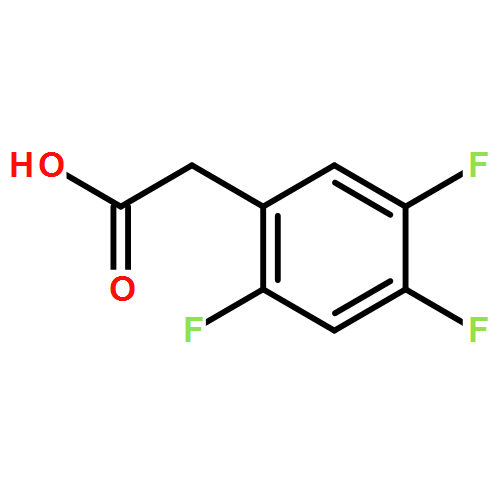 2,4,5-三氟苯乙酸|209995-38-0结构式