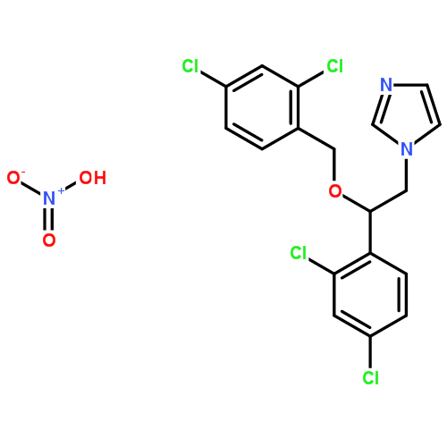 硝酸咪康唑|22832-87-7结构式