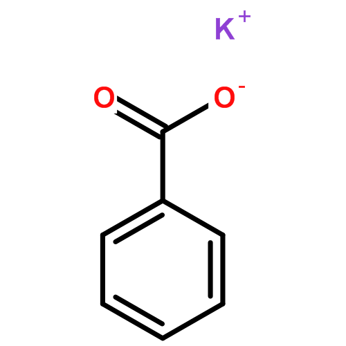 苯甲酸钾|582-25-2结构式