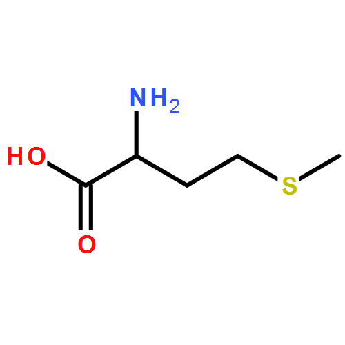DL-蛋氨酸|59-51-8结构式