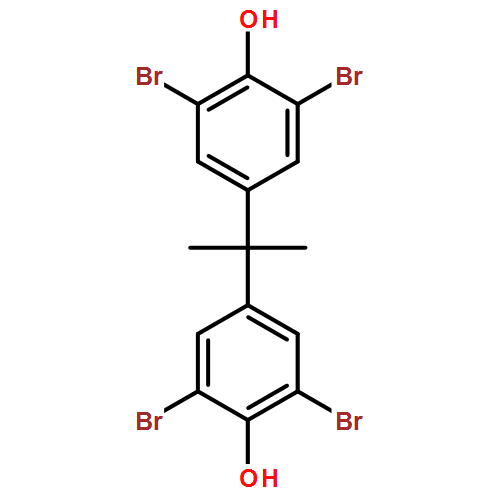 四溴双酚 A|79-94-7结构式