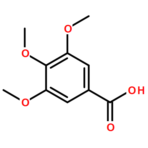 3,4,5-三甲氧基苯甲酸|118-41-2结构式